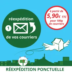 Réexpédition ponctuelle de courriers